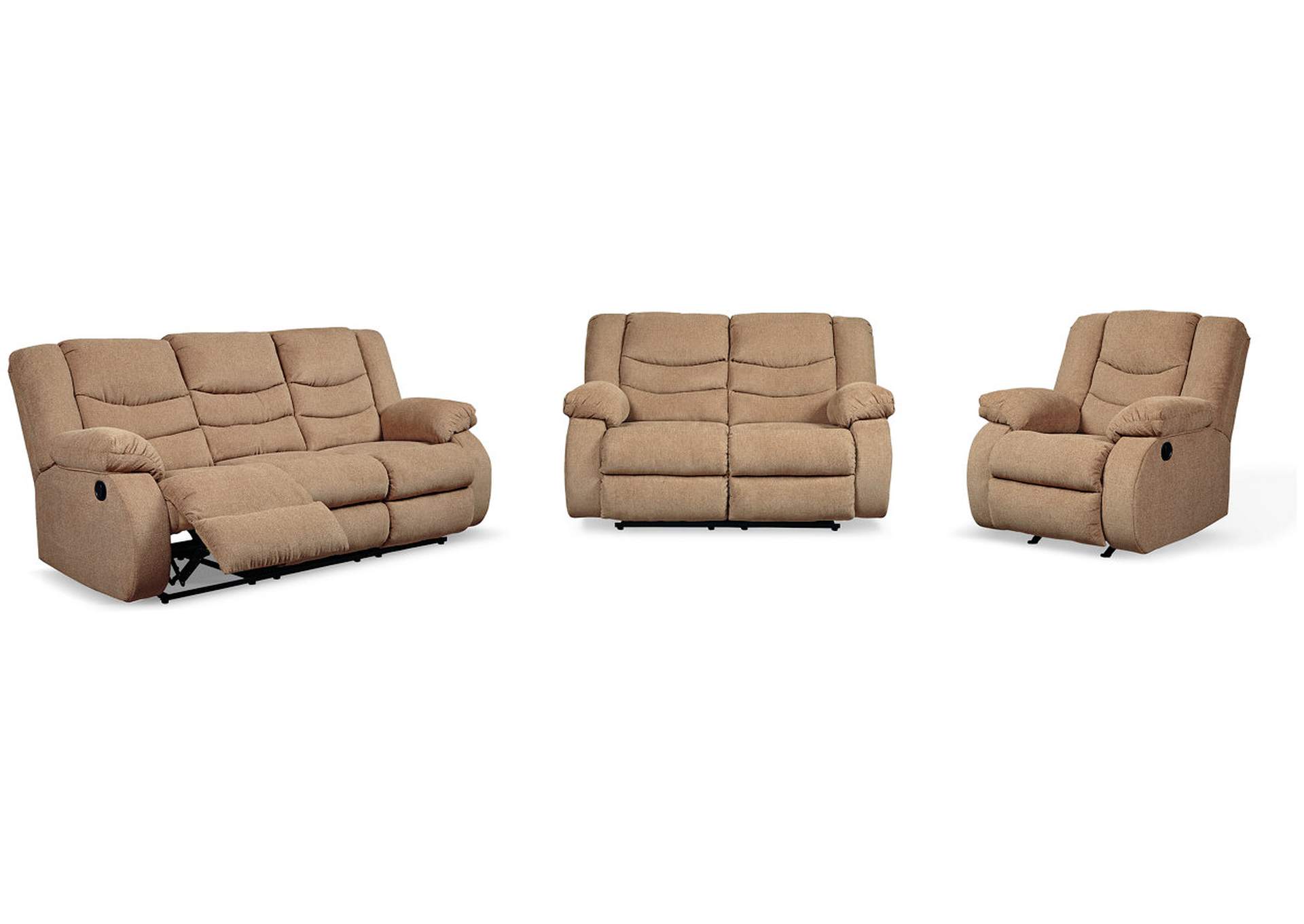 Tulen Manual Sofa, Loveseat and Recliner Set,Signature Design By Ashley