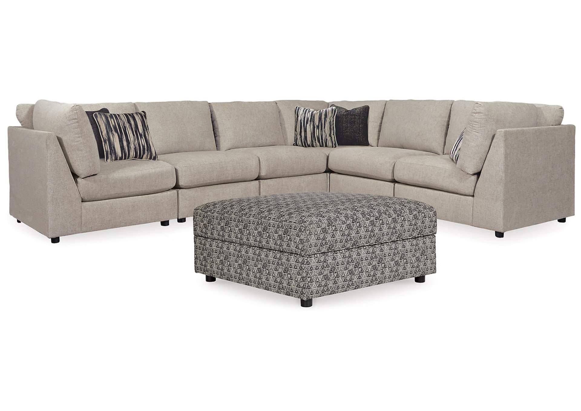 Kellway 6-Piece Sectional with Ottoman,Signature Design By Ashley