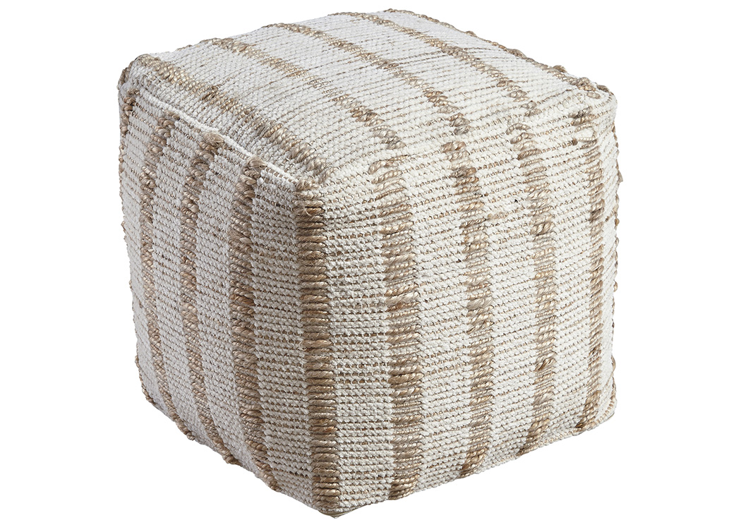 Damir Natural Pouf,ABF Signature Design by Ashley