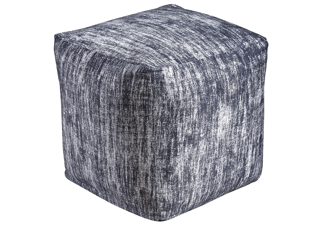 Darion Black Pouf,ABF Signature Design by Ashley