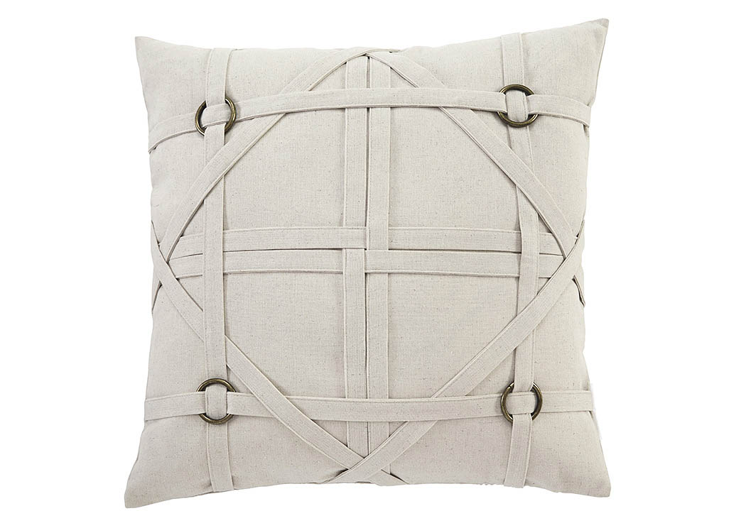 Leonard Linen 20" x 20" Pillow Cover,ABF Signature Design by Ashley