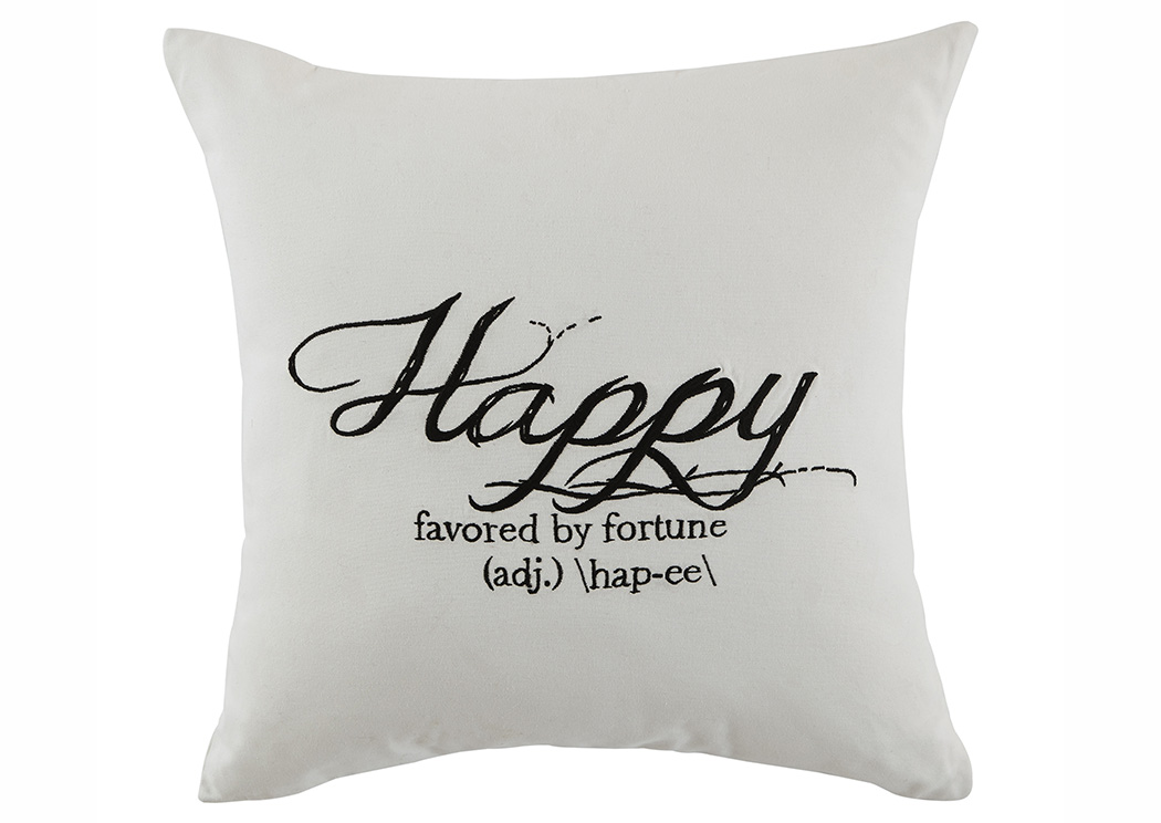 Happy White Pillow,ABF Signature Design by Ashley