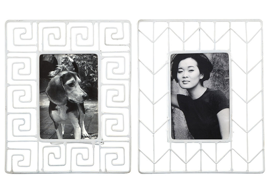 Achava White Photo Frame (Set of 2),ABF Signature Design by Ashley