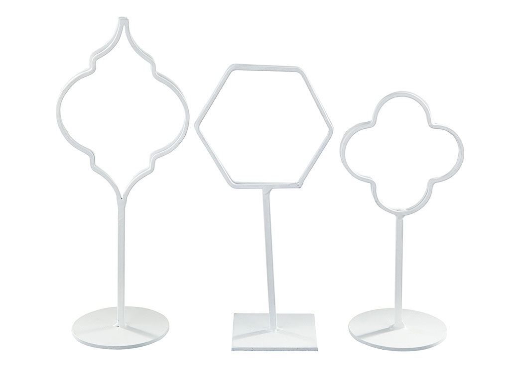 Acotas White Photo Holder (Set of 3),ABF Signature Design by Ashley
