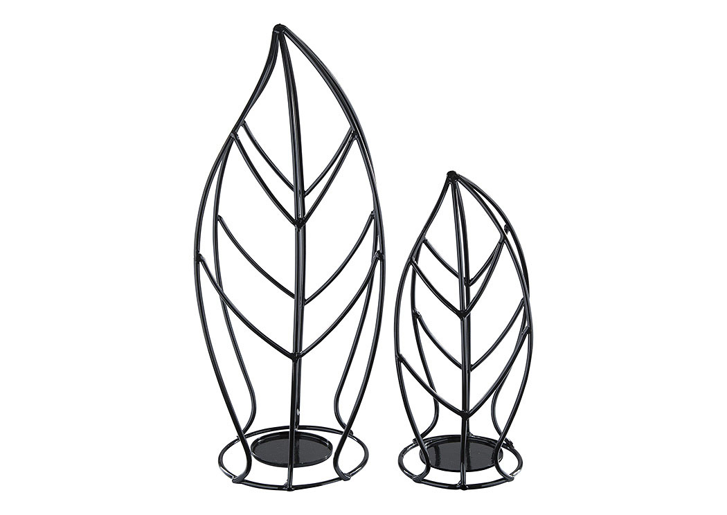 Cadelaria Black Candle Holder (Set of 2),ABF Signature Design by Ashley