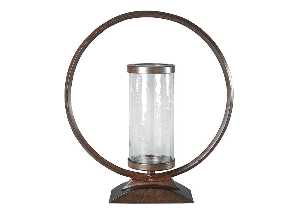 Obelia Bronze Finish Candle Holder,ABF Signature Design by Ashley
