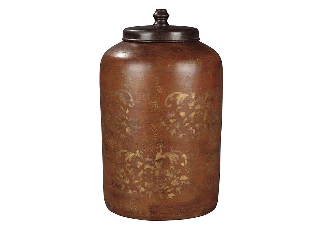 Odalis Orange/Tan Jar,ABF Signature Design by Ashley