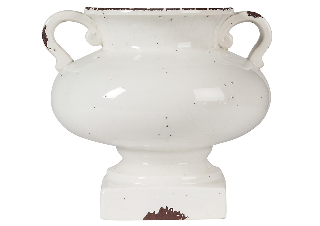 Dierdra Antique White Urn,ABF Signature Design by Ashley
