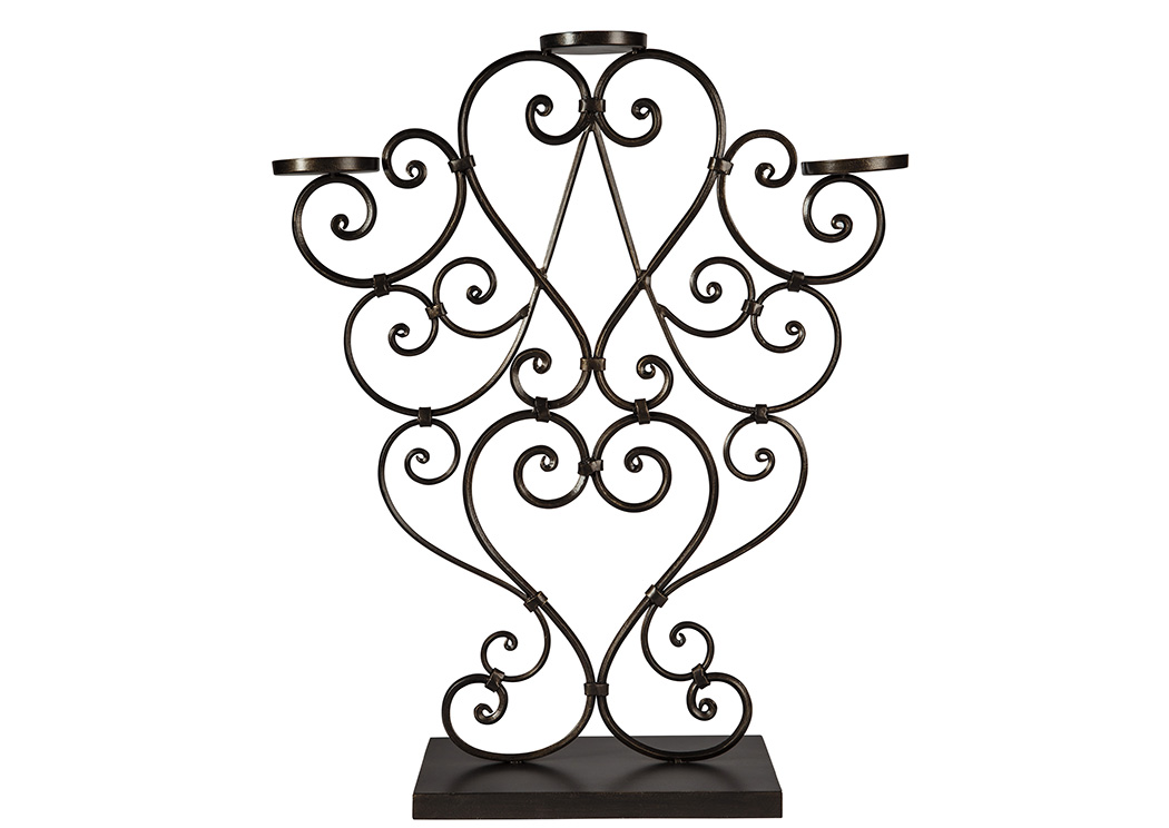 Didier Antique Gold Finish Candle Holder,ABF Signature Design by Ashley
