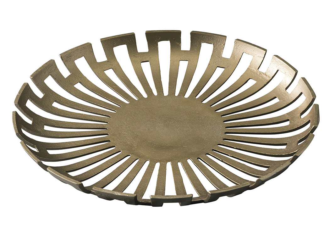 Coline Gold Finish Tray,ABF Signature Design by Ashley