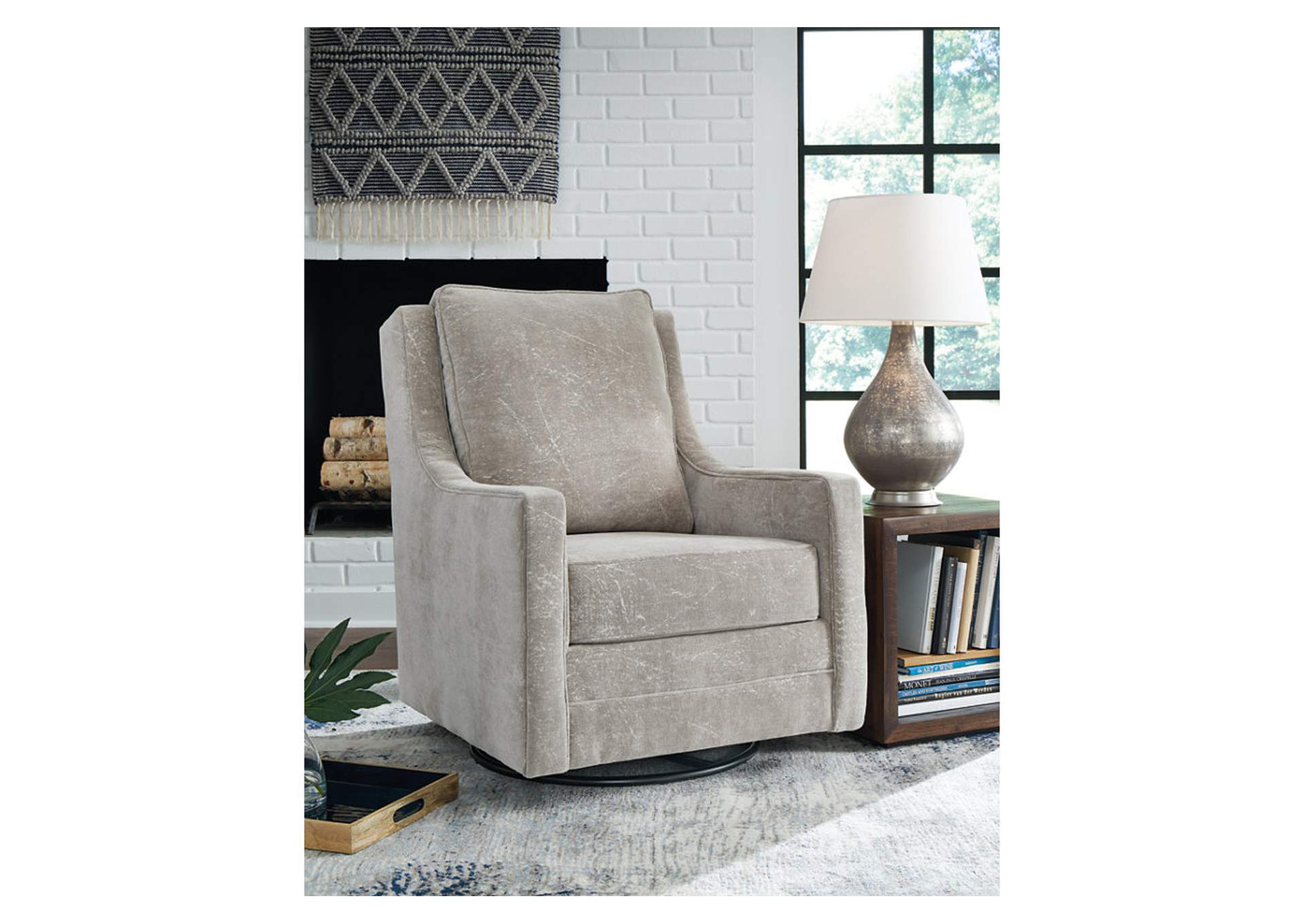 Kambria Swivel Glider Accent Chair,Signature Design By Ashley