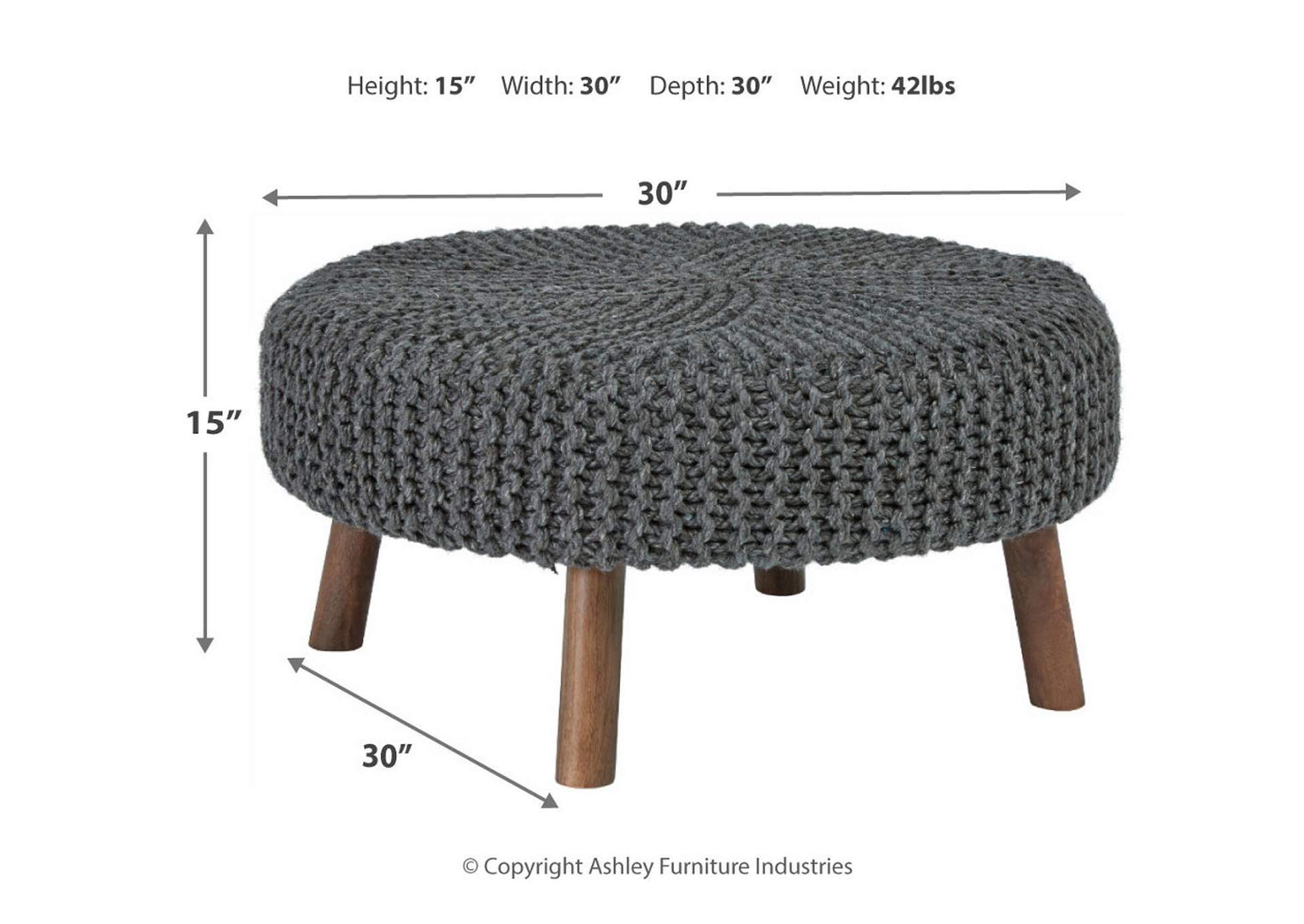 Jassmyn Oversized Accent Ottoman,Signature Design By Ashley