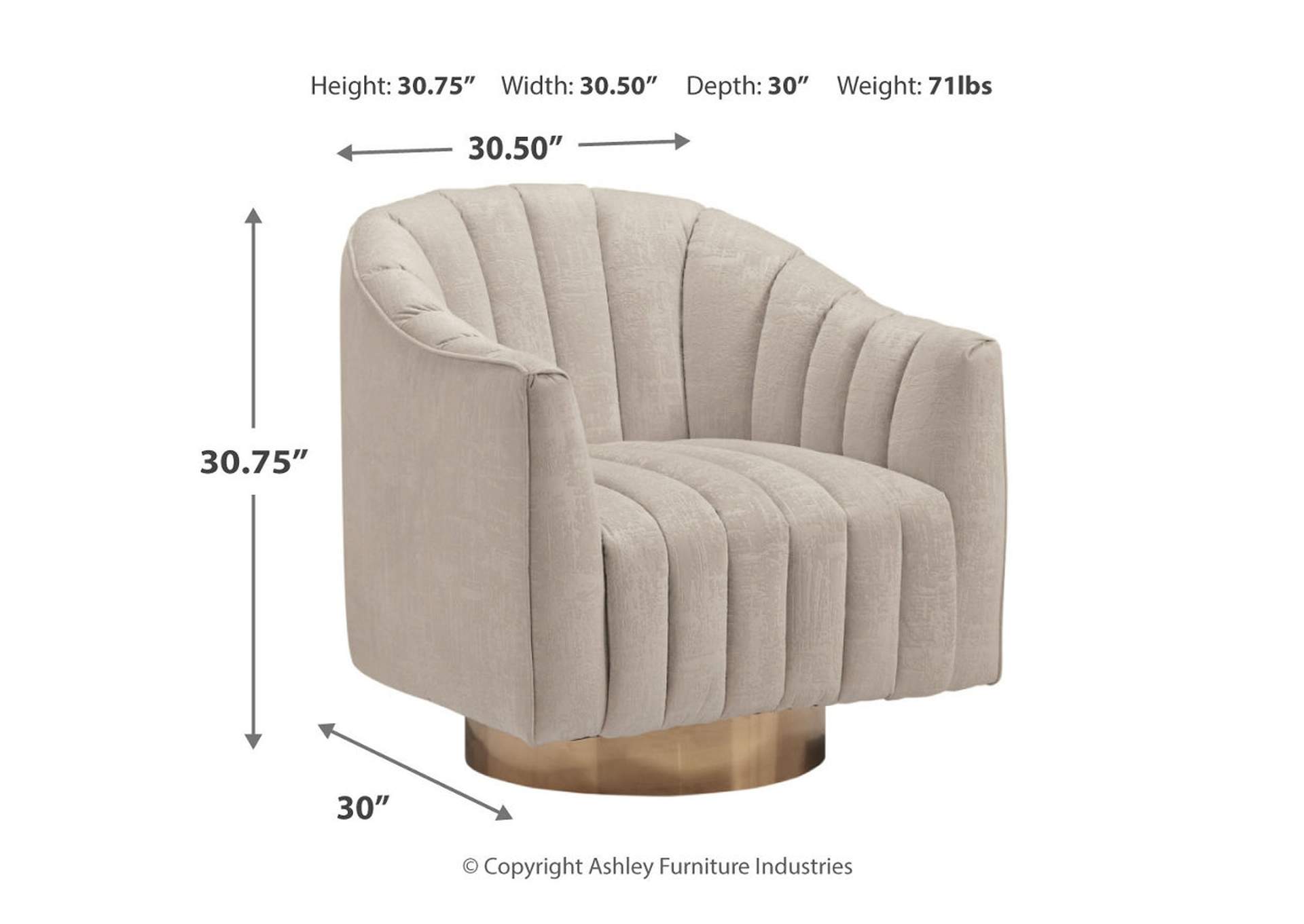 Penzlin Accent Chair,Signature Design By Ashley