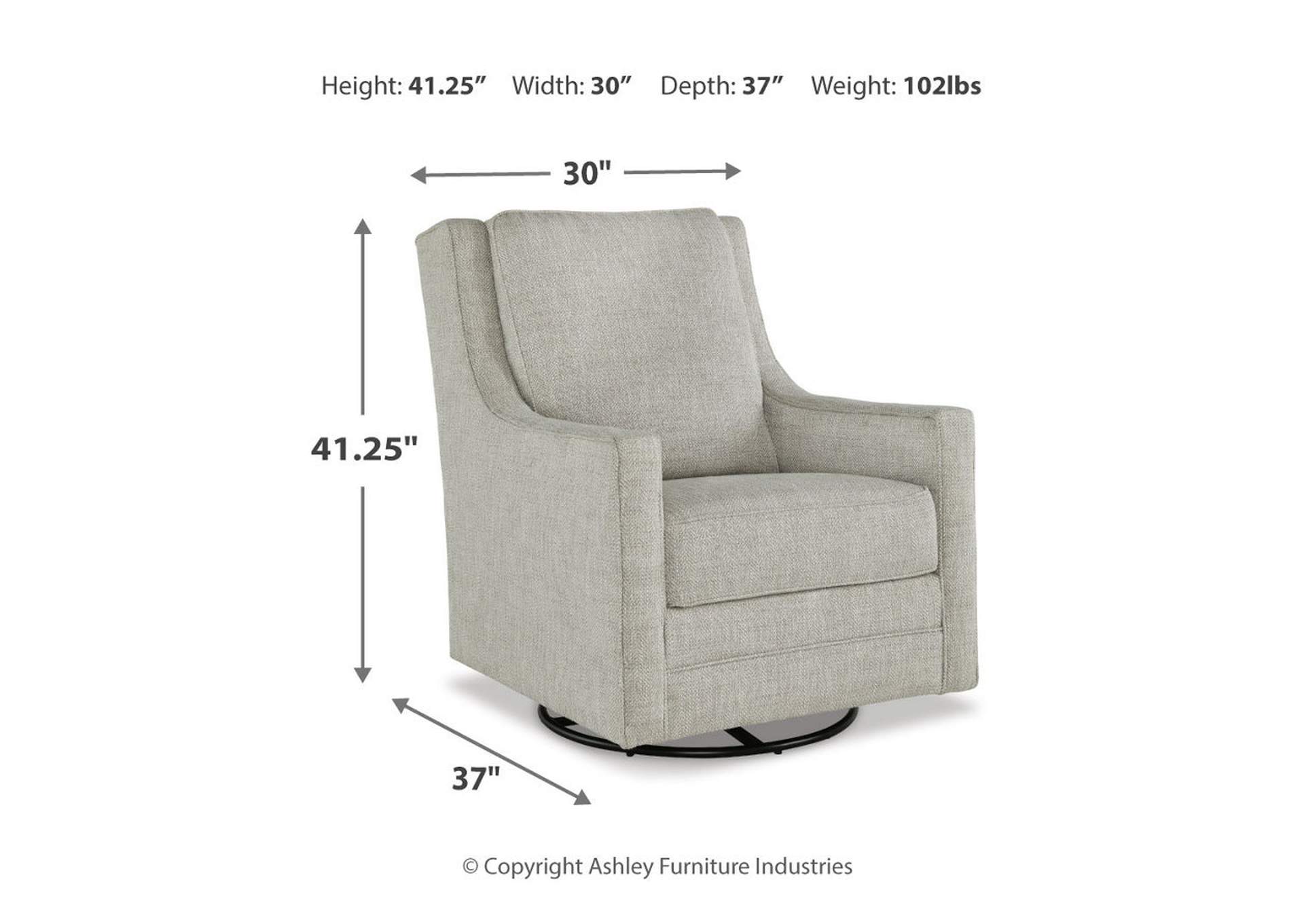 Kambria Swivel Glider Accent Chair,Signature Design By Ashley