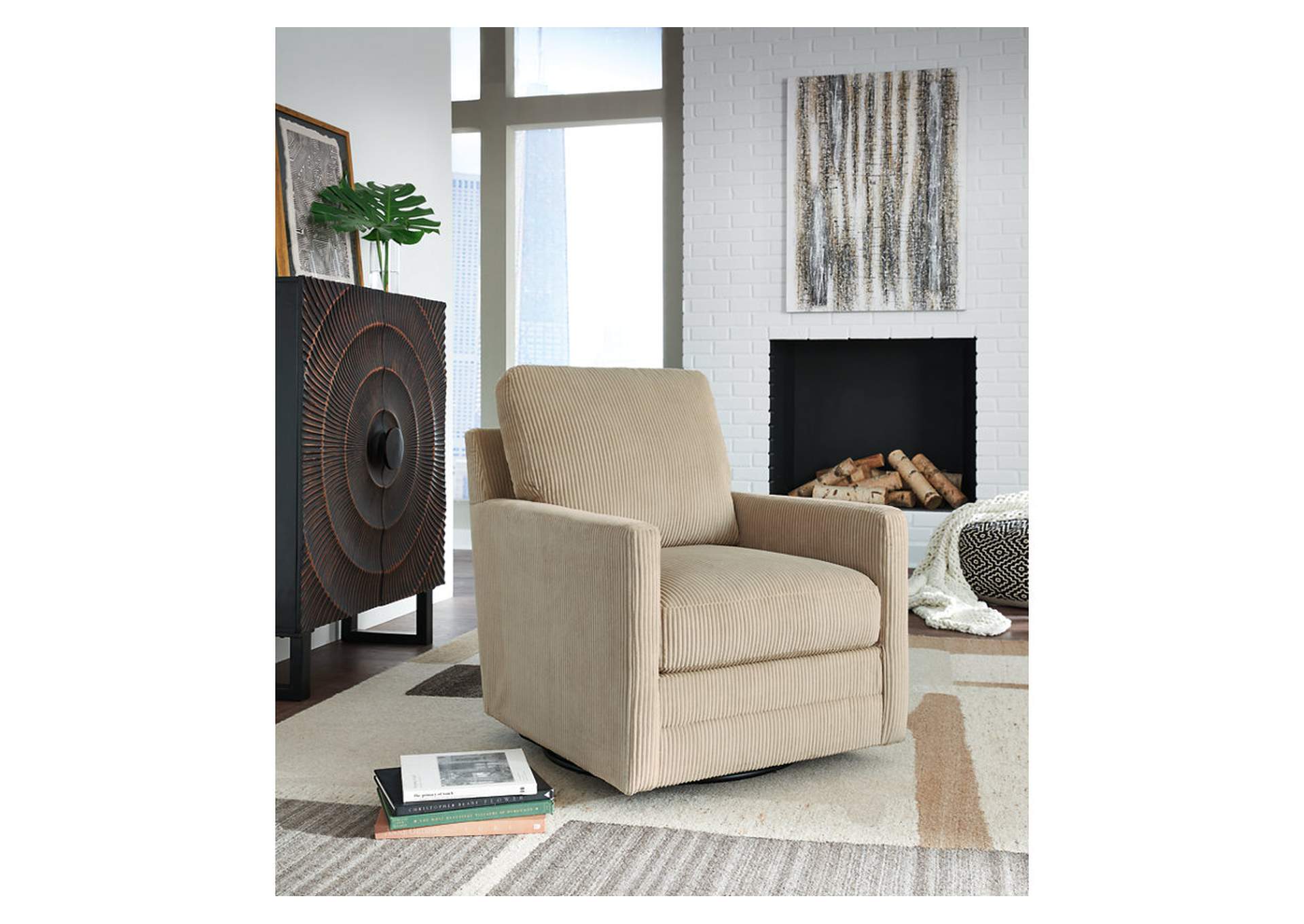 Icaman Swivel Chair,Signature Design By Ashley