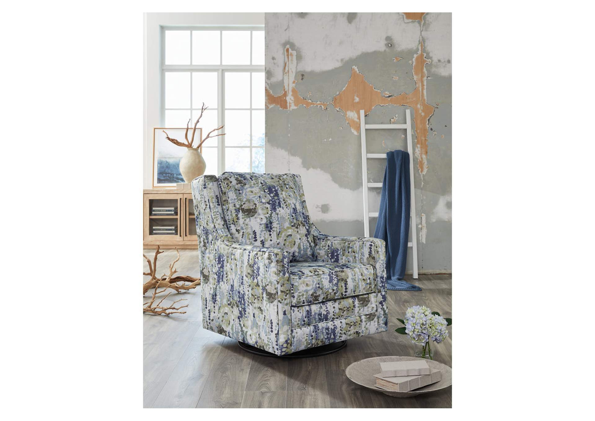 Dustinford Swivel Glider Accent Chair,Signature Design By Ashley