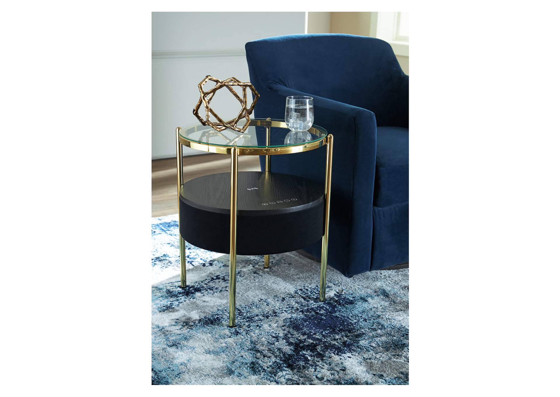 Nedman Accent Table with Speaker,Signature Design By Ashley