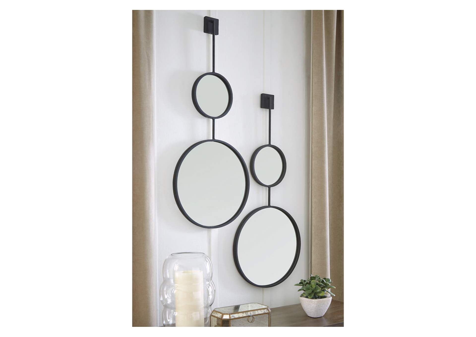 Brewer Black Accent Mirror,Direct To Consumer Express