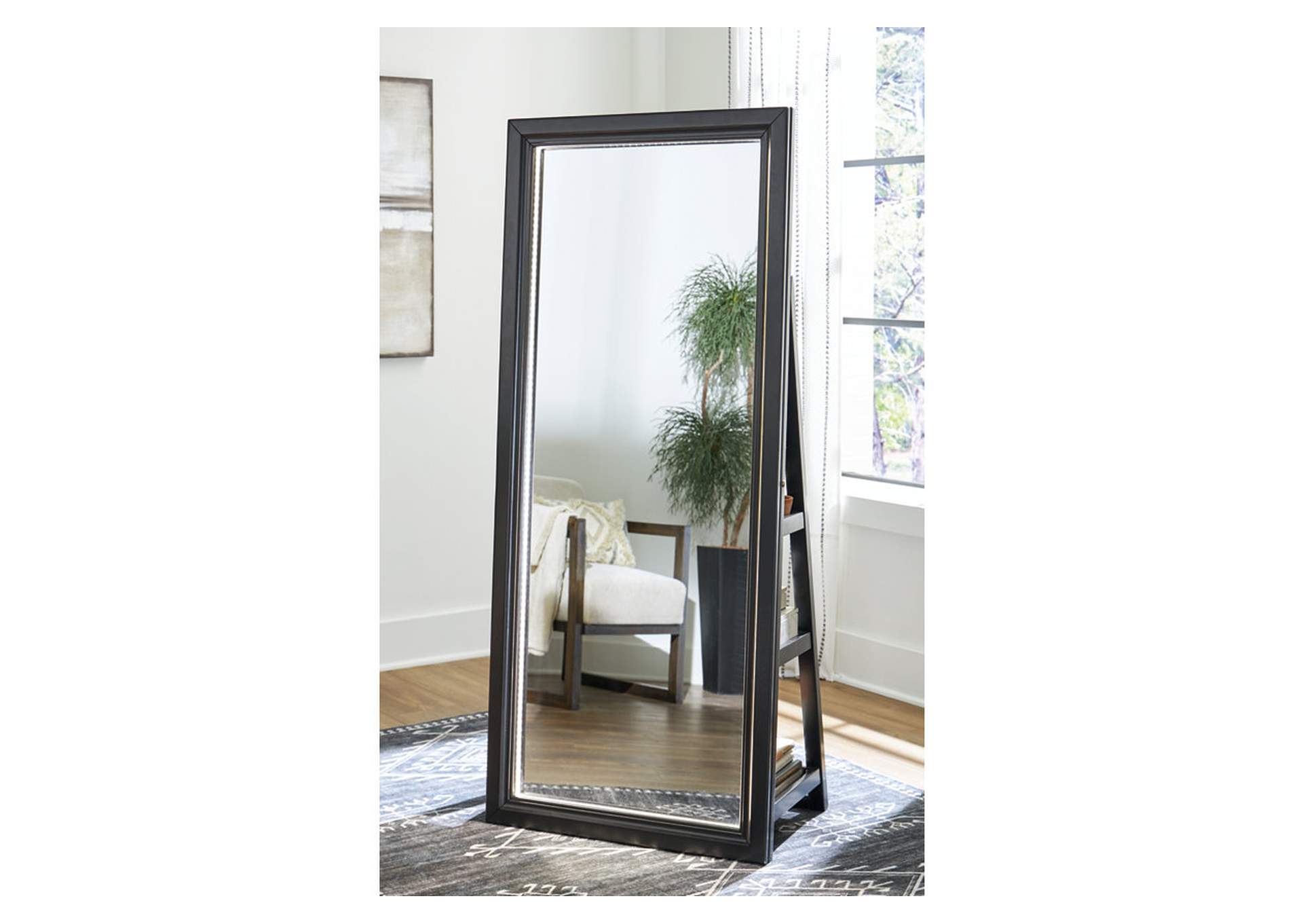 Evesen Floor Standing Mirror/Storage,Signature Design By Ashley