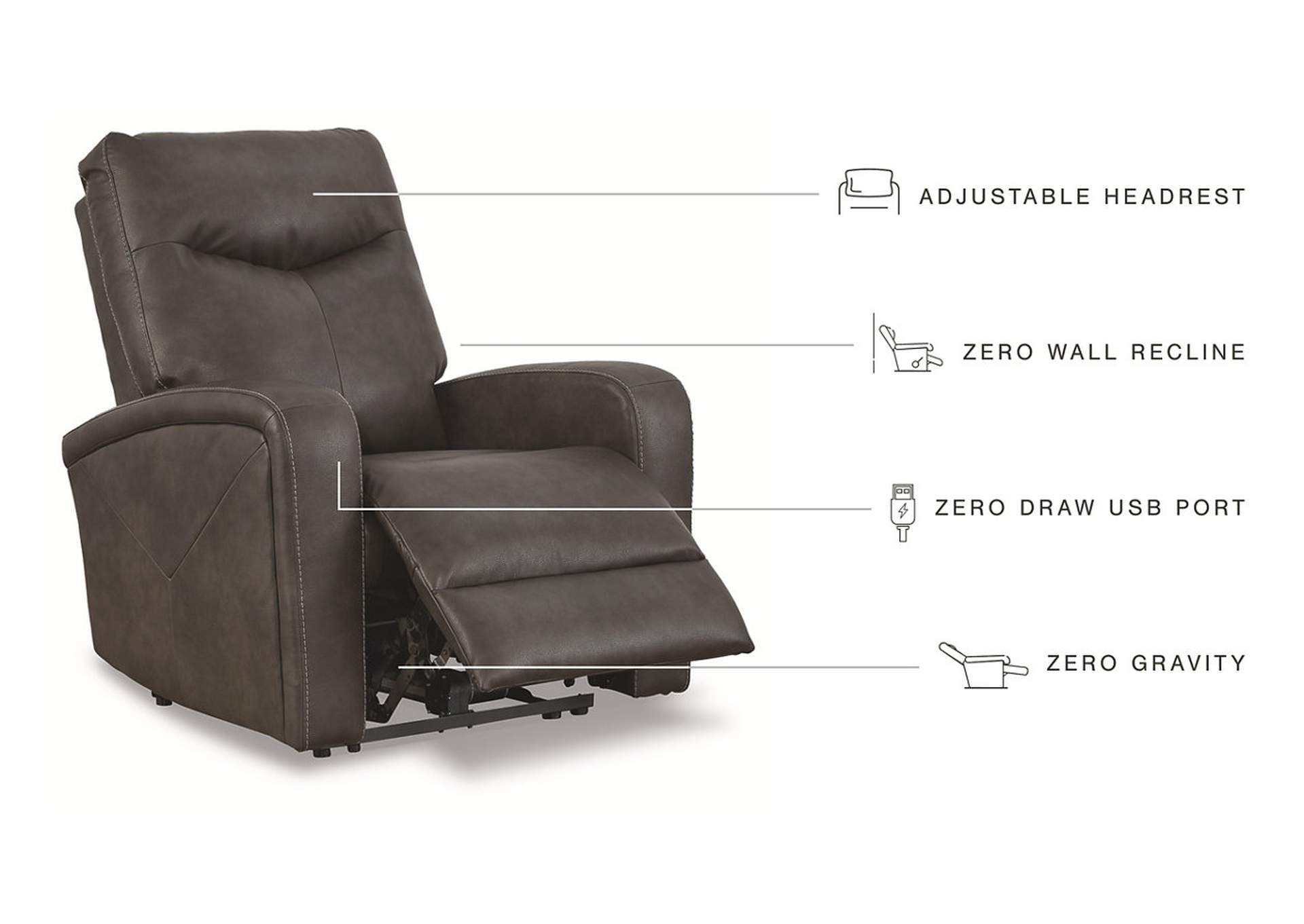 Ryversans Power Recliner,Signature Design By Ashley