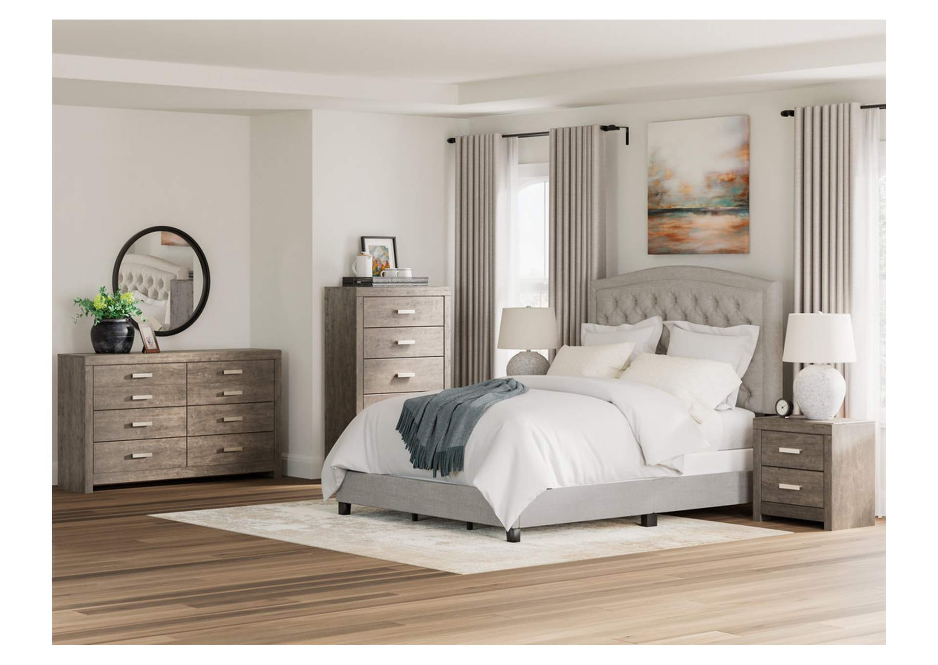 Jerary Queen Upholstered Bed,Signature Design By Ashley