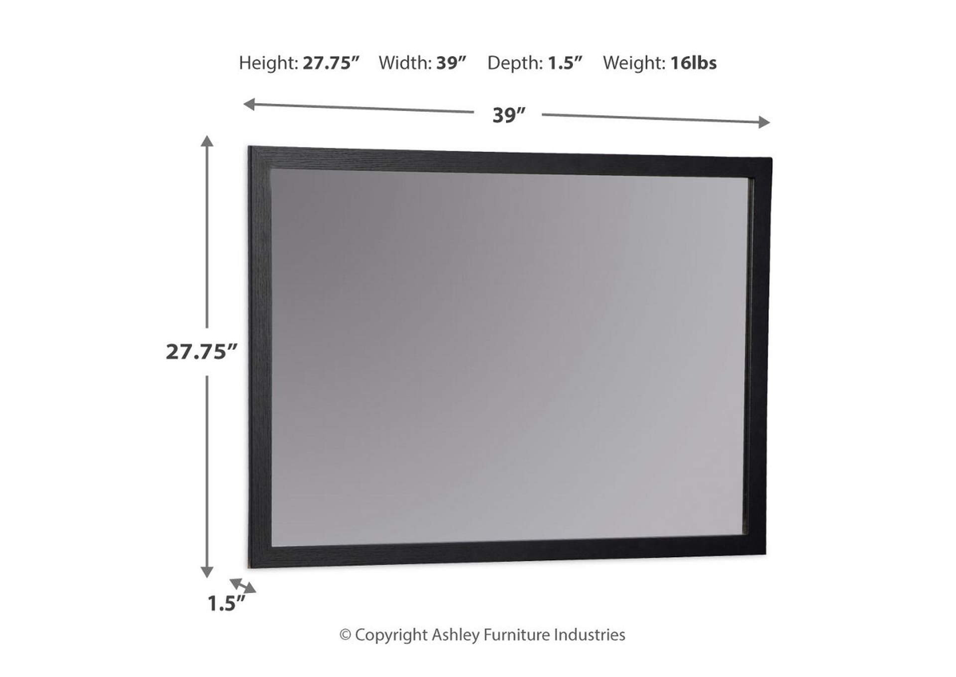 Danziar Bedroom Mirror,Signature Design By Ashley