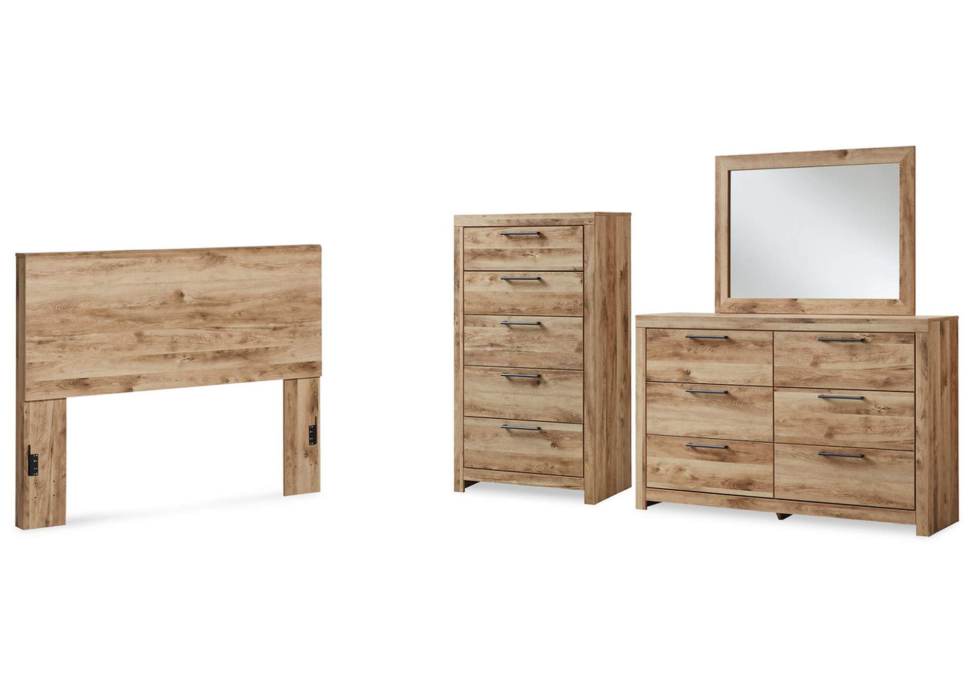 Hyanna Queen Panel Headboard with Mirrored Dresser and Chest,Signature Design By Ashley