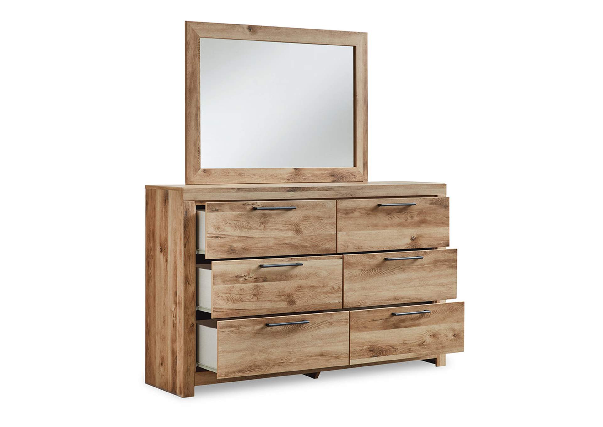 Hyanna Twin Panel Headboard with Mirrored Dresser, Chest and 2 Nightstands,Signature Design By Ashley