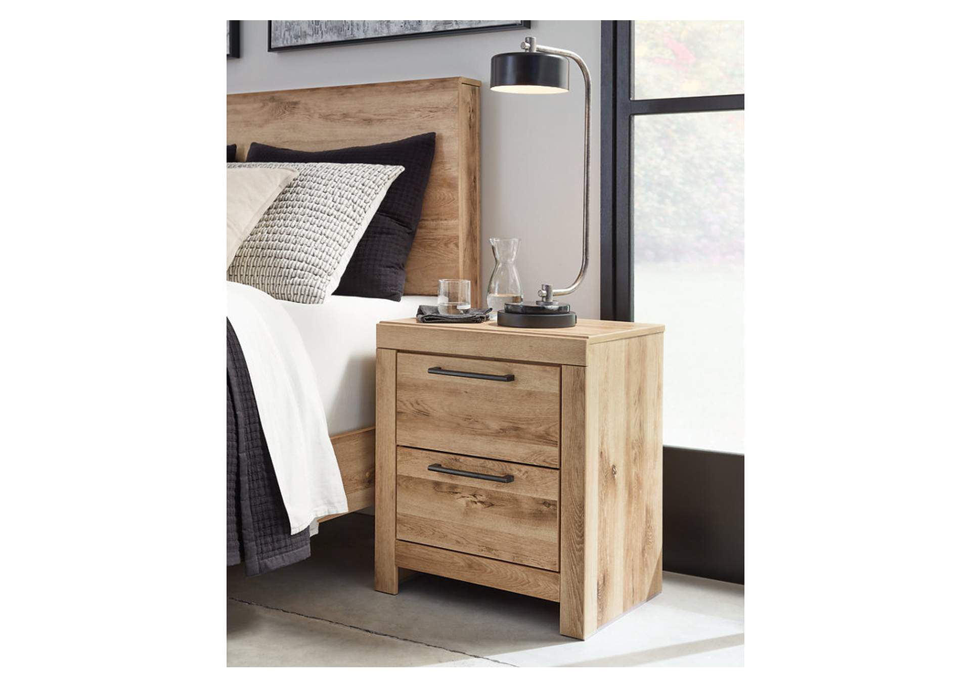 Hyanna Full Panel Headboard with Mirrored Dresser, Chest and Nightstand,Signature Design By Ashley