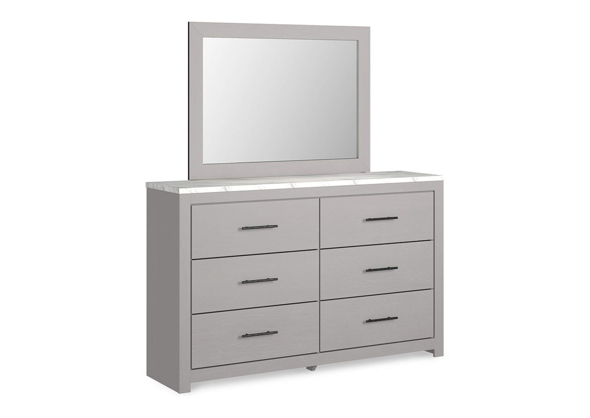 Cottonburg Queen Panel Bed with Dresser, Mirror and Nightstand,Signature Design By Ashley