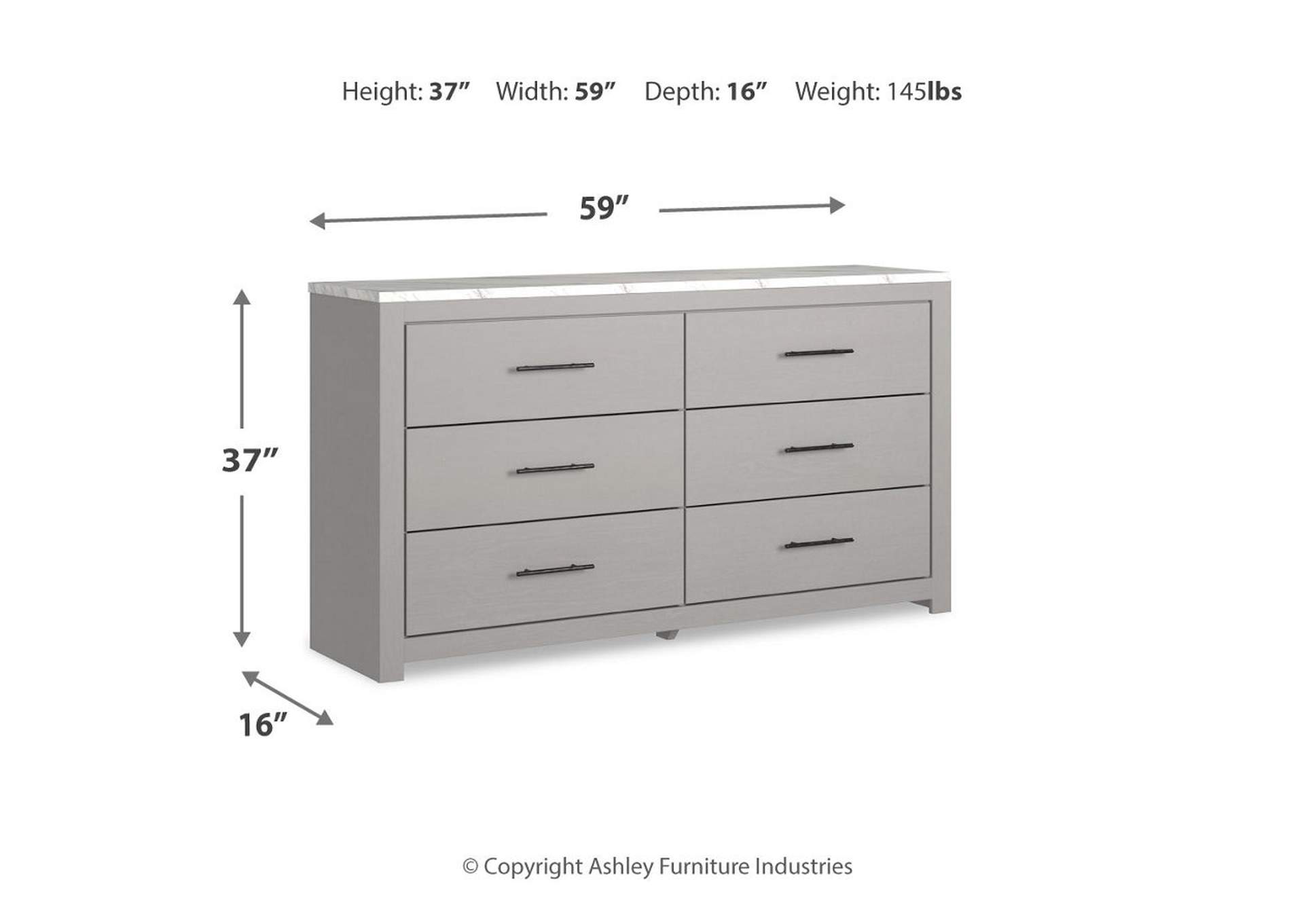 Cottonburg Queen Panel Bed with Dresser and 2 Nightstands,Signature Design By Ashley