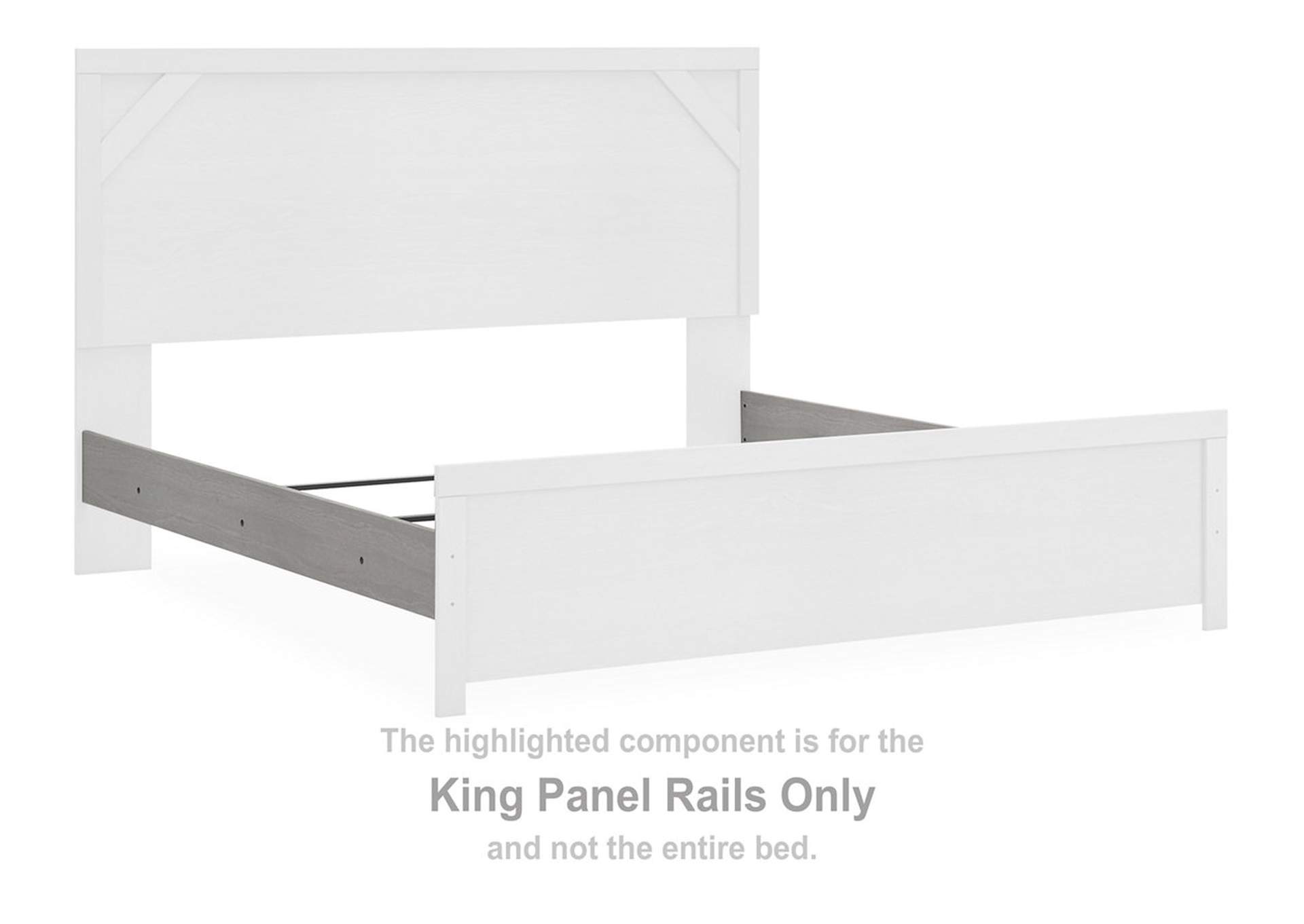 Cottonburg King Panel Bed, Dresser, Mirror and Nightstand,Signature Design By Ashley