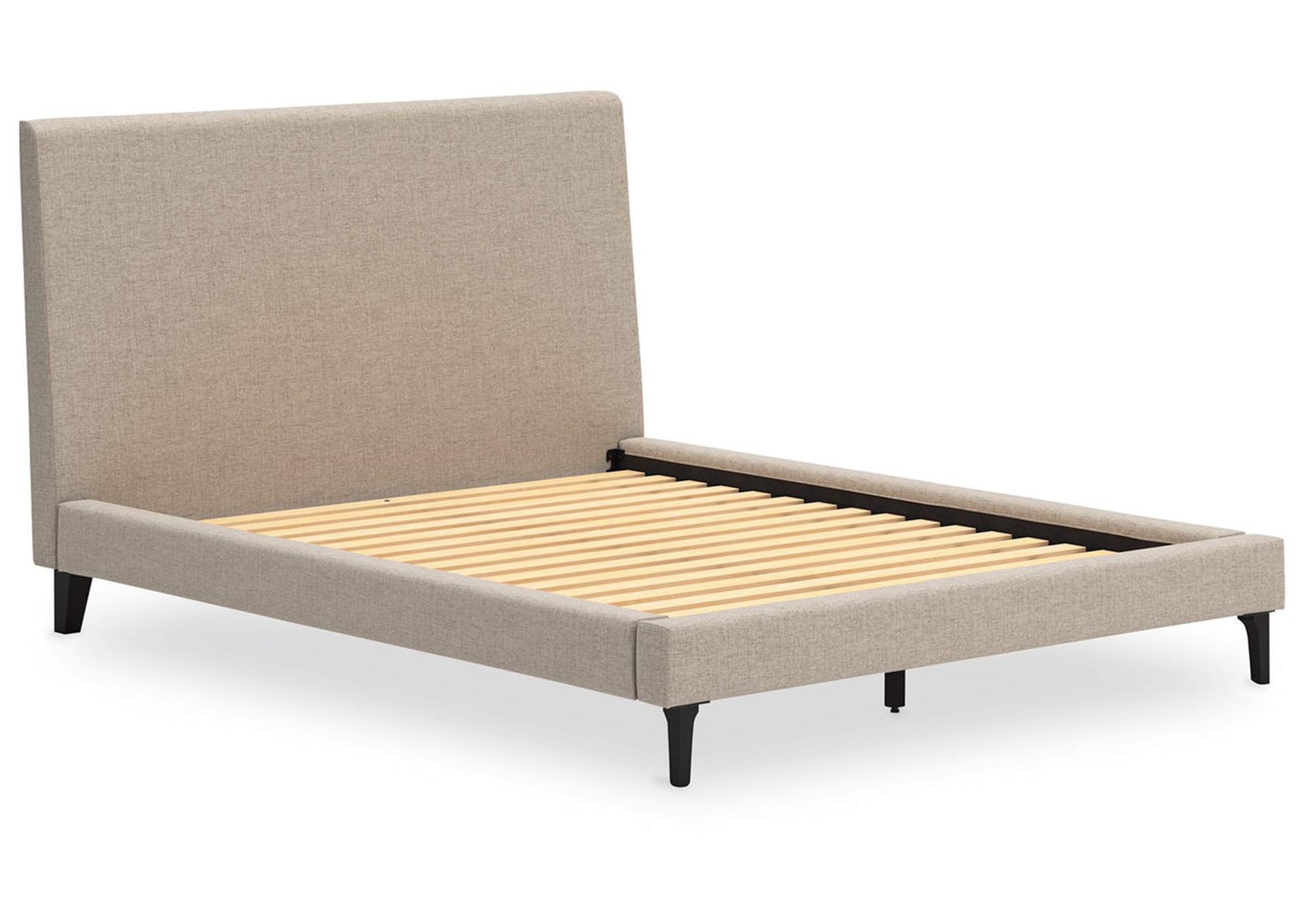 Cielden Queen Upholstered Bed with Roll Slats,Signature Design By Ashley