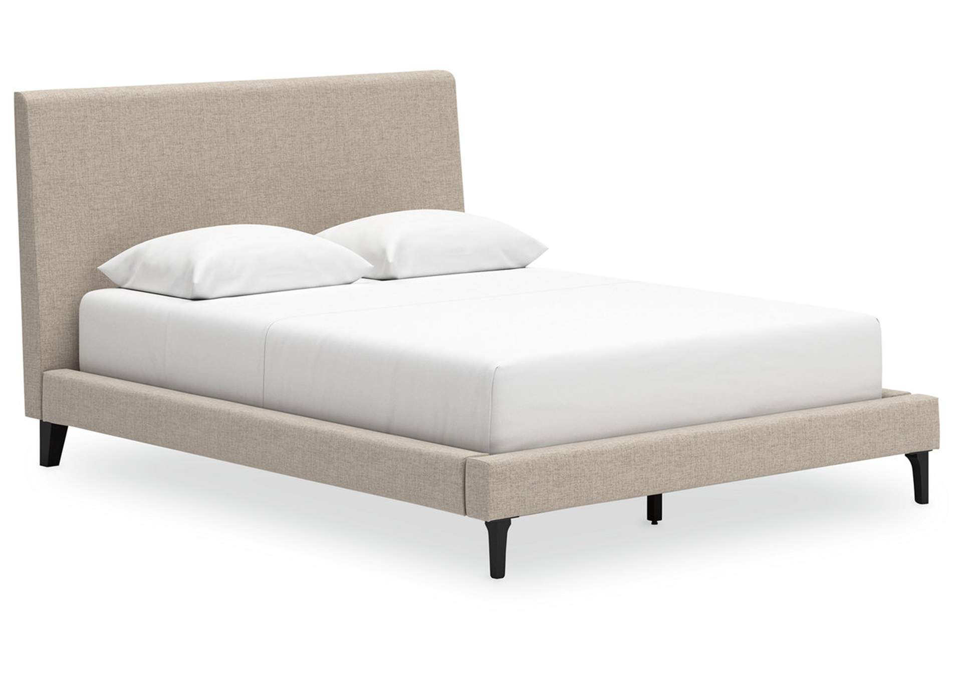 Cielden Queen Upholstered Bed with Roll Slats,Signature Design By Ashley