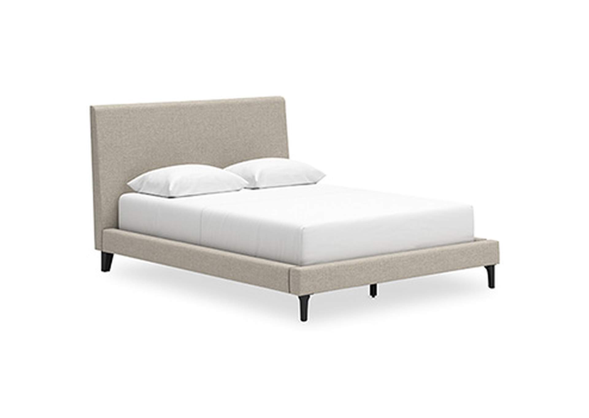 Cielden Queen Upholstered Bed with Roll Slats,Signature Design By Ashley