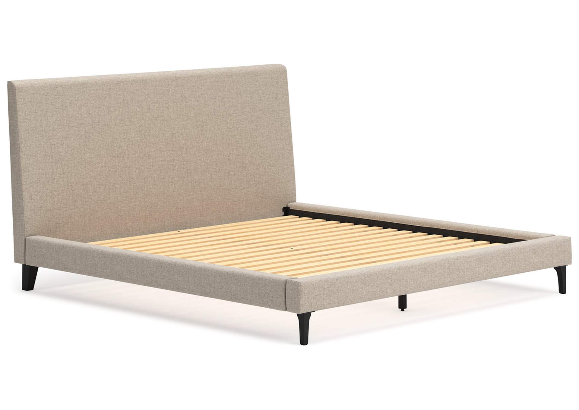 Cielden King Upholstered Bed with Roll Slats,Signature Design By Ashley