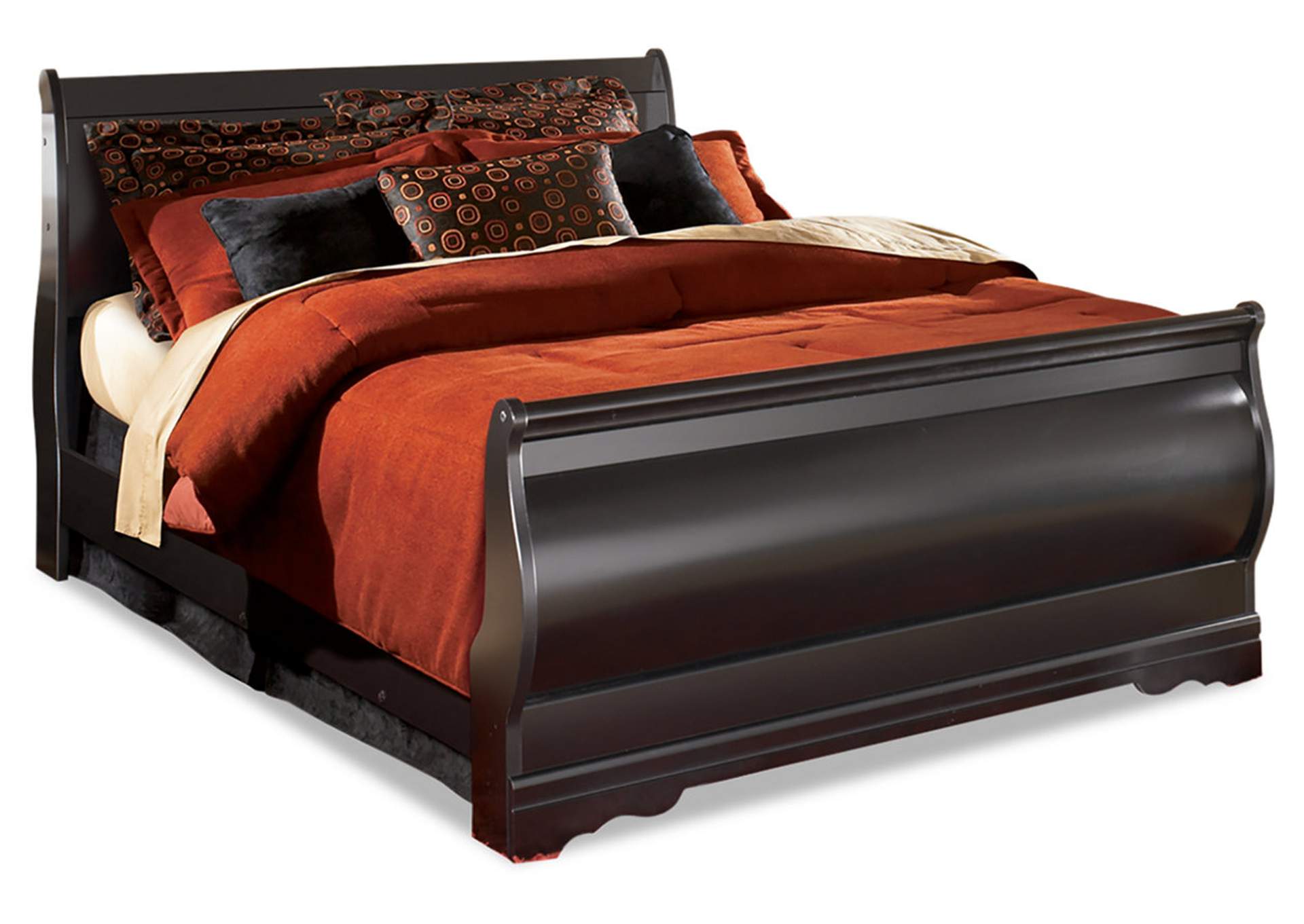 Huey Vineyard Queen Sleigh Headboard Bed with Dresser,Signature Design By Ashley