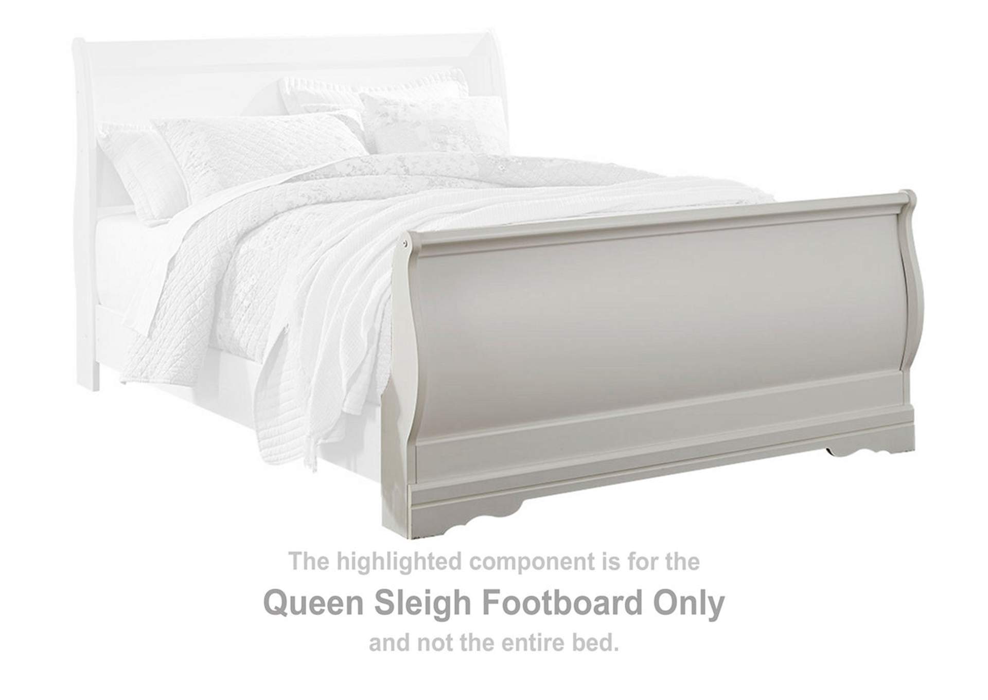 Anarasia Queen Sleigh Bed, Dresser, Mirror and Nightstand,Signature Design By Ashley