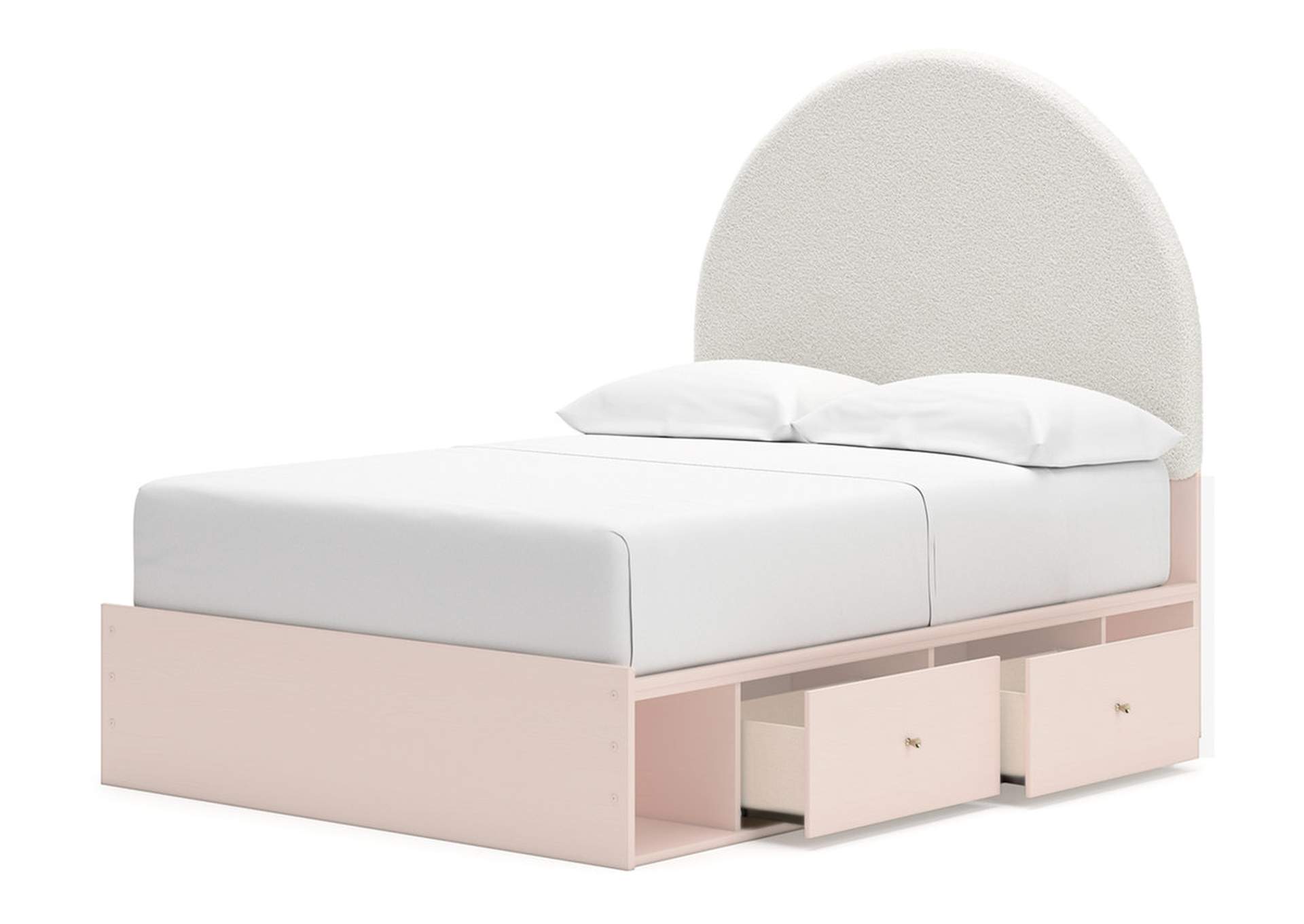 Wistenpine Full Upholstered Panel Bed with Storage,Signature Design By Ashley