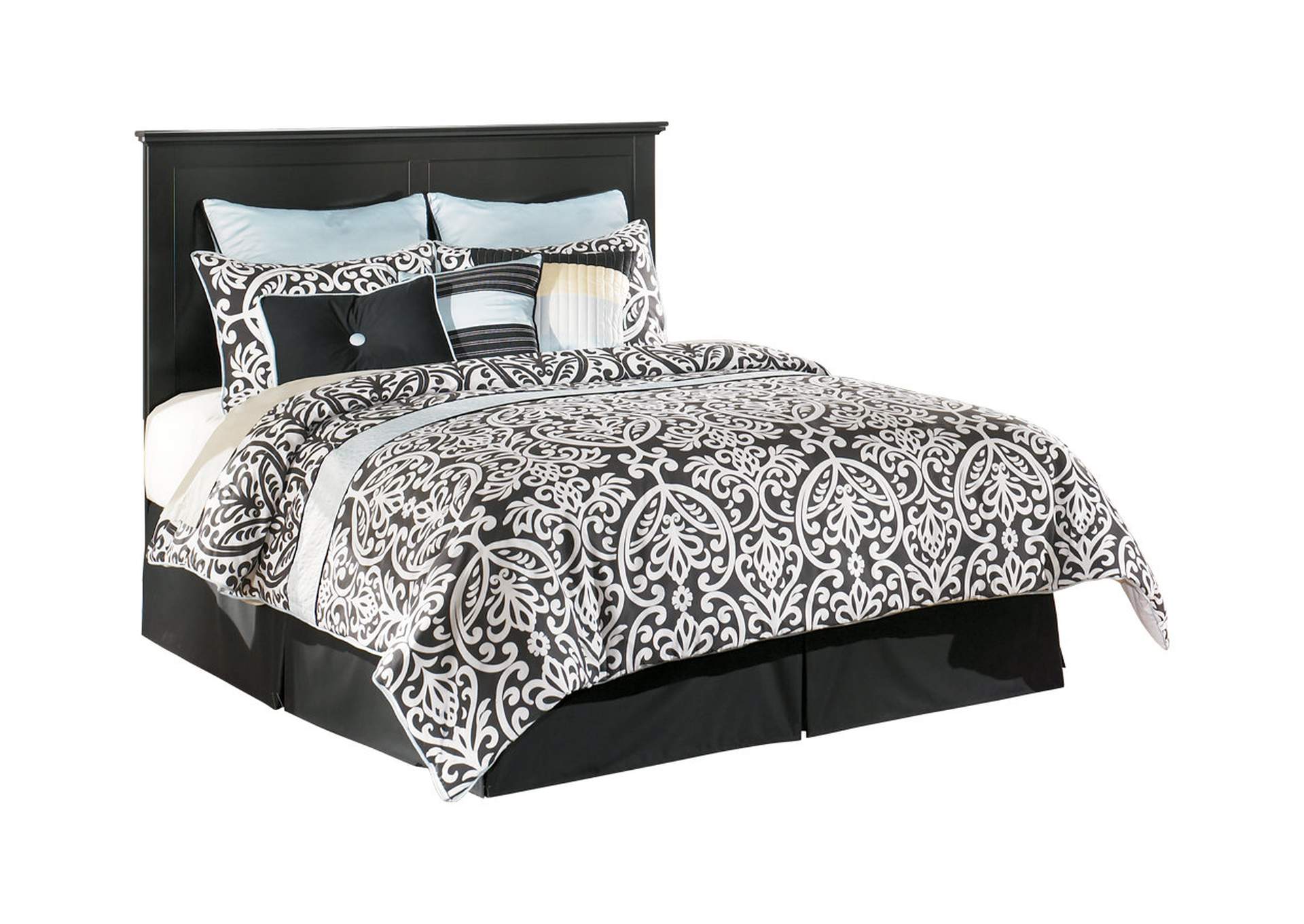 Maribel King/California King Panel Headboard Bed with Mirrored Dresser, Chest and Nightstand,Signature Design By Ashley