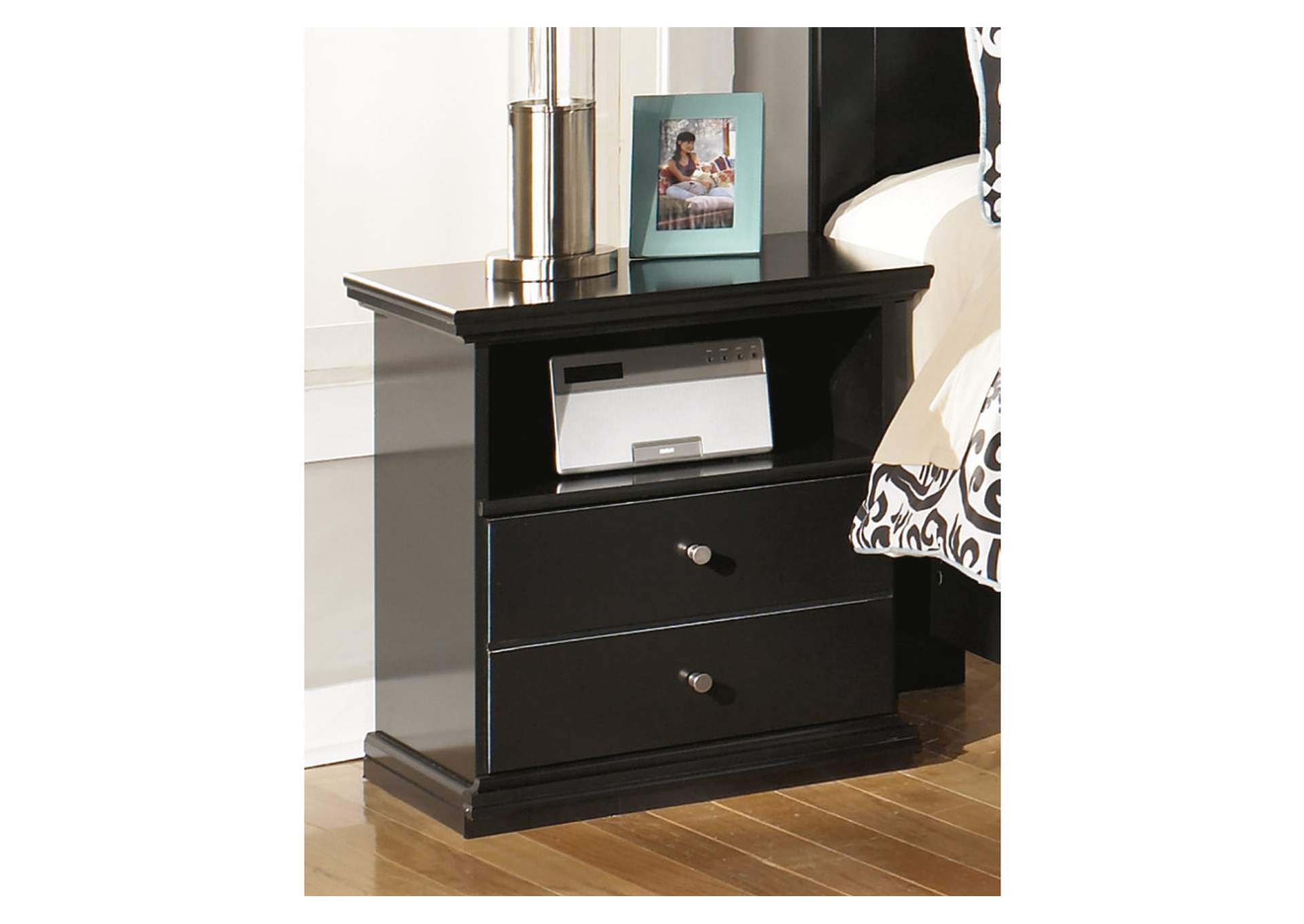 Maribel Twin Panel Bed and Nightstand,Signature Design By Ashley