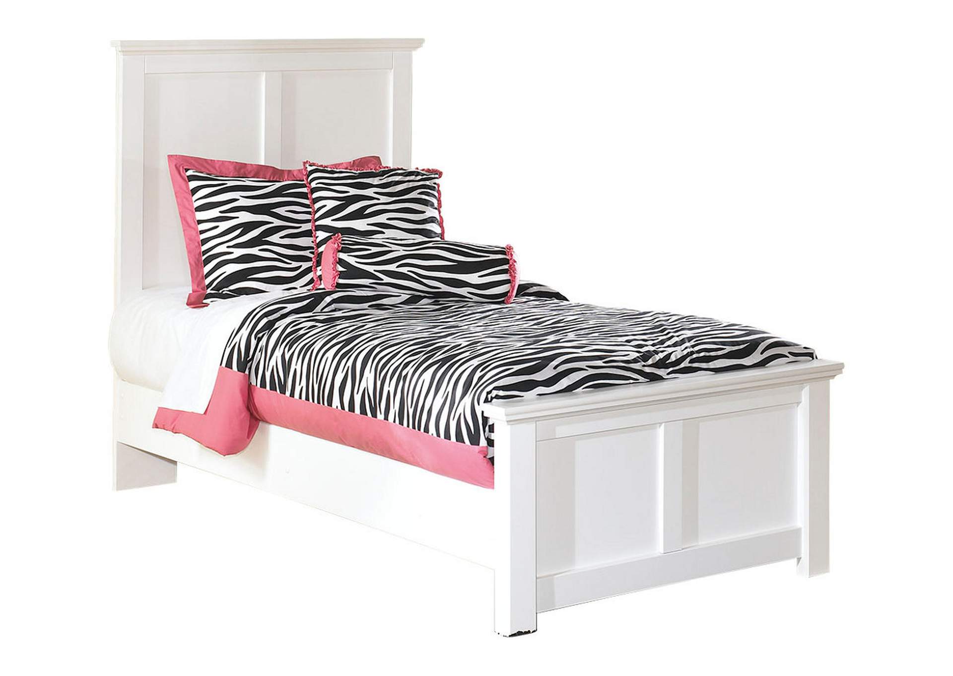Bostwick Shoals Twin Panel Bed with Mirrored Dresser, Chest and Nightstand,Signature Design By Ashley