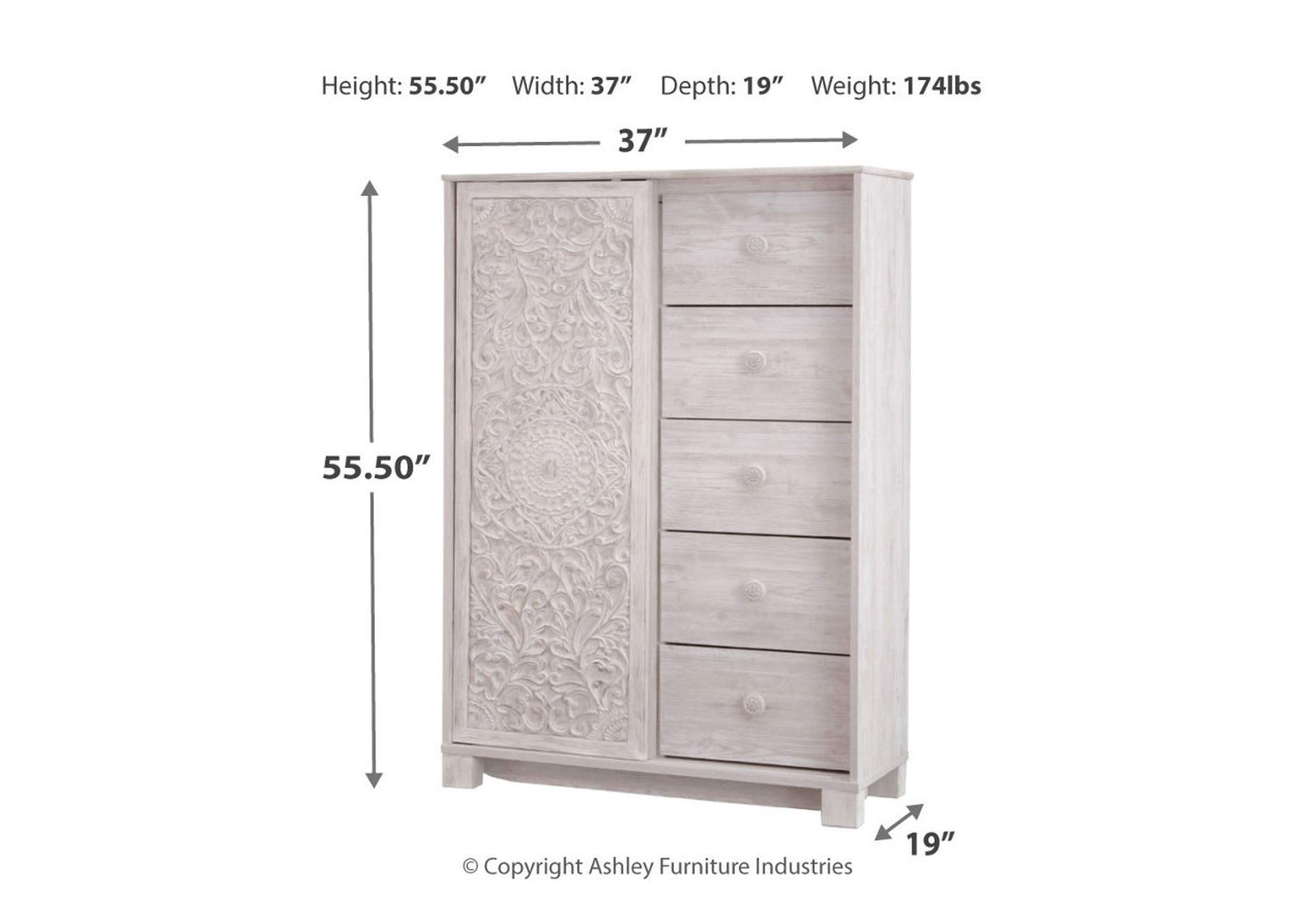 Paxberry Full Panel Bed, Dresser, Mirror and Chest,Signature Design By Ashley