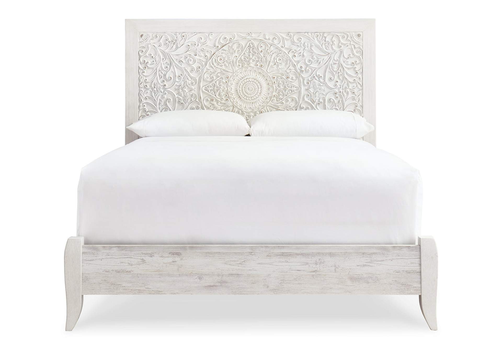 Paxberry Queen Panel Bed with Mirrored Dresser,Signature Design By Ashley