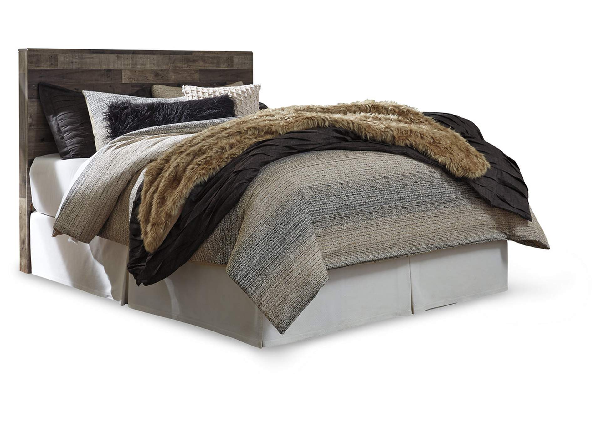 Derekson Queen/Full Panel Headboard Bed with Dresser,Benchcraft