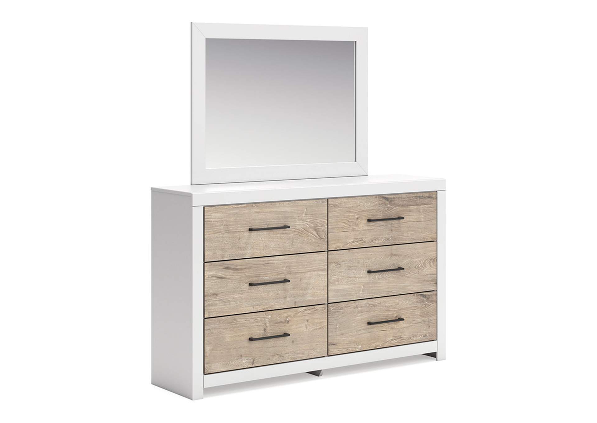 Charbitt Full Panel Bed with Mirrored Dresser and Nightstand,Signature Design By Ashley