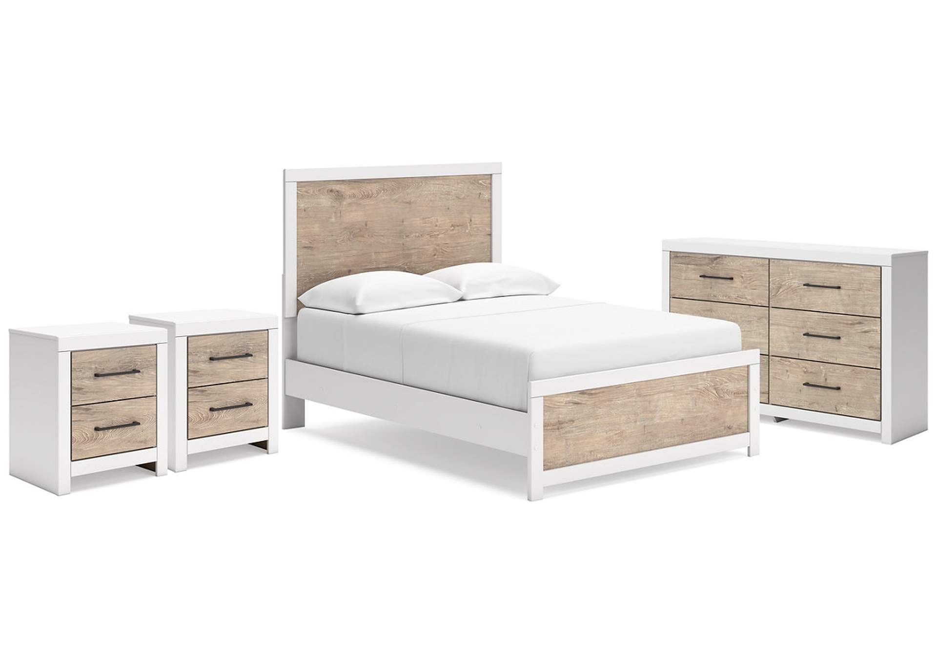 Charbitt Full Panel Bed with Dresser and 2 Nightstands,Signature Design By Ashley