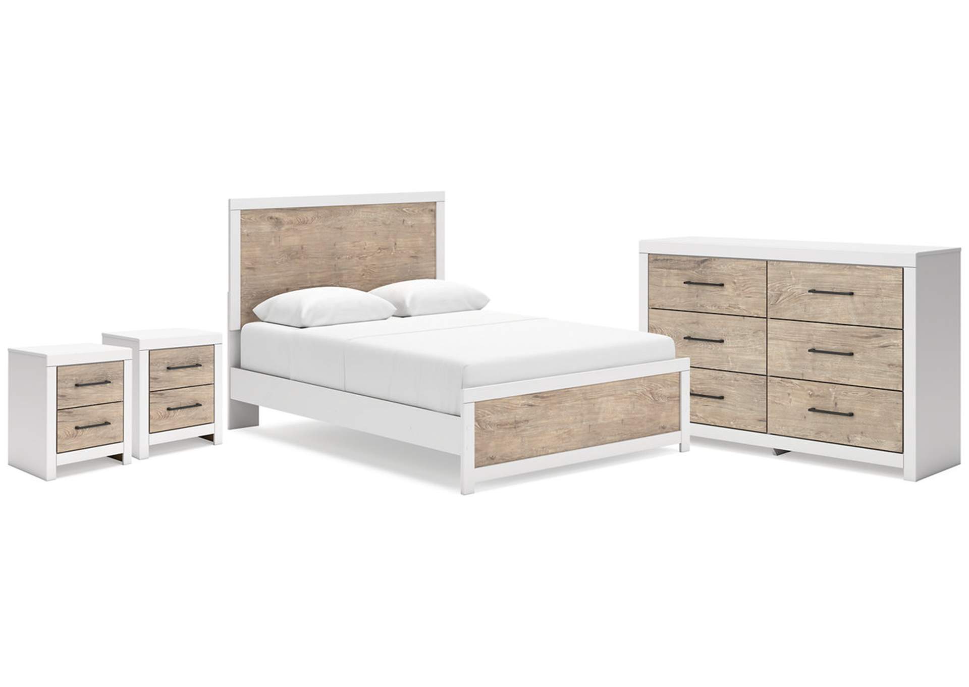 Charbitt Queen Panel Bed with Dresser and 2 Nightstands,Signature Design By Ashley