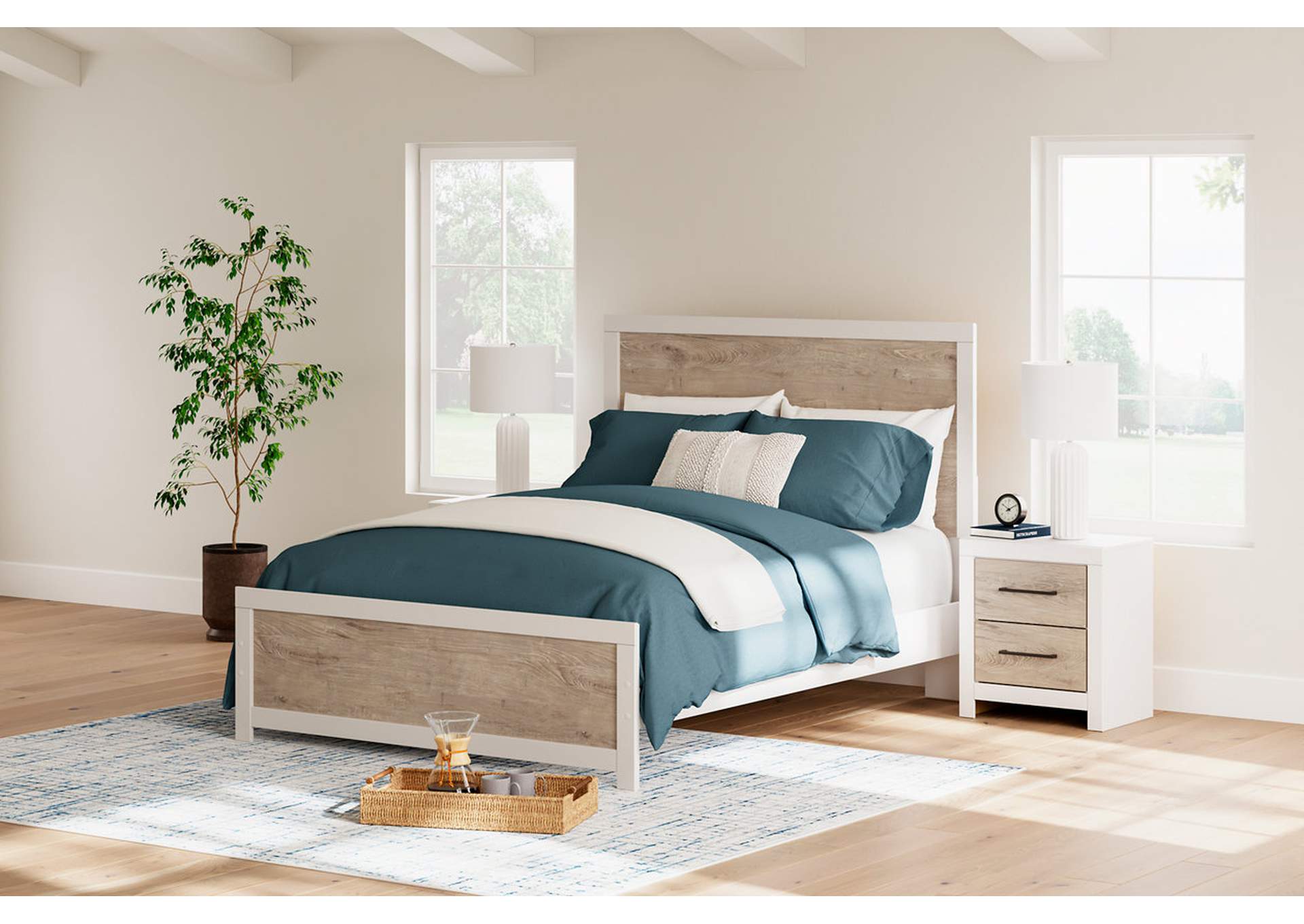 Charbitt Queen Panel Bed with Dresser and 2 Nightstands,Signature Design By Ashley