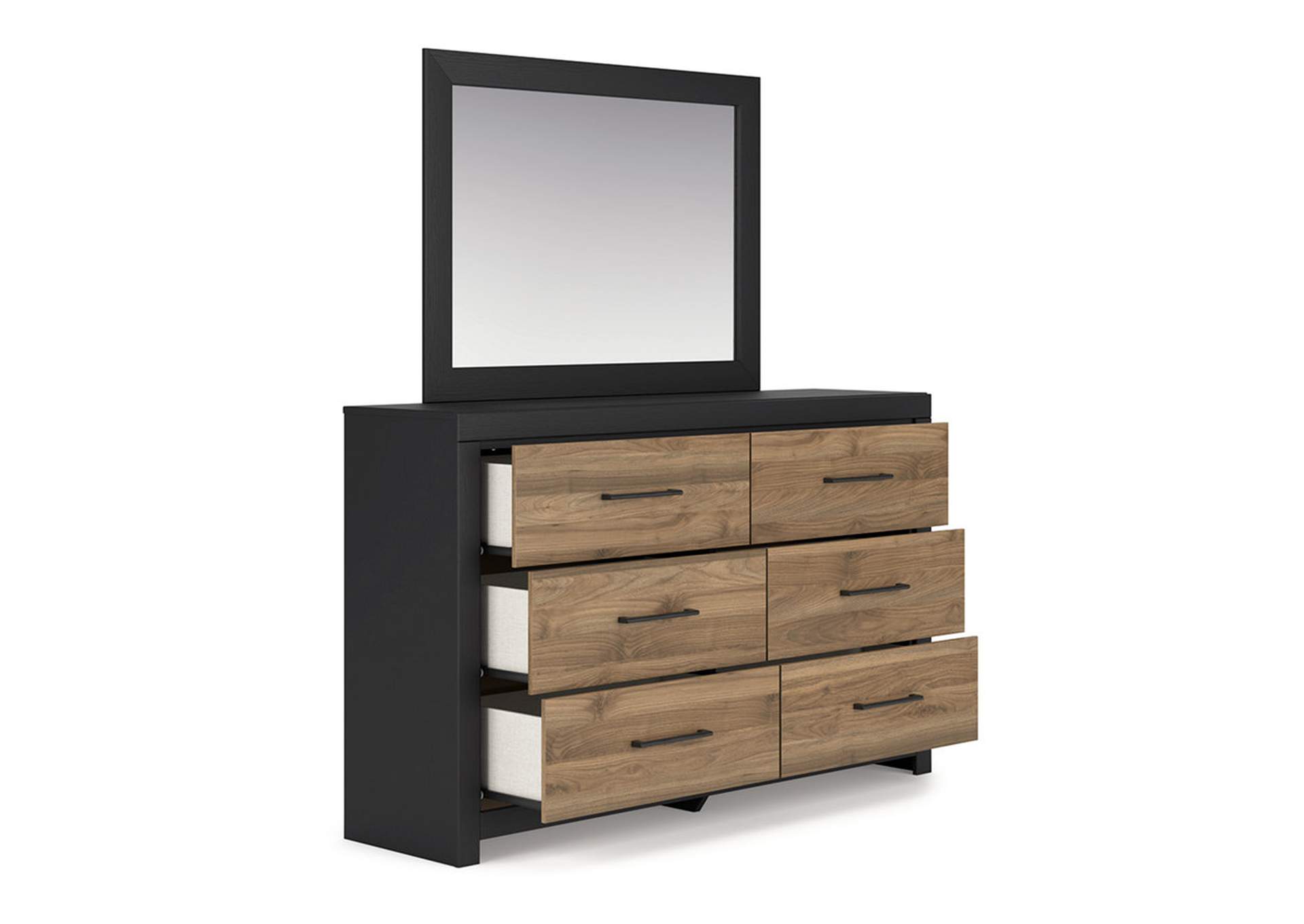 Vertani Full Panel Bed with Mirrored Dresser and 2 Nightstands,Signature Design By Ashley